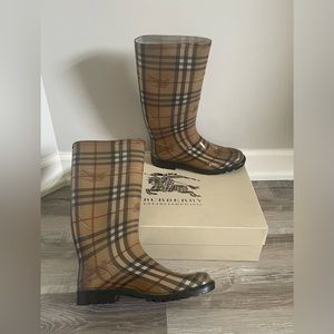 Burberry Haymarket Rain-boots